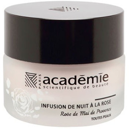 Нічний крем Academie з екстрактом прованської троянди / Infusion de nuit a la rose