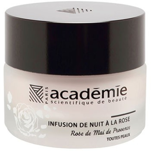 Нічний крем Academie з екстрактом прованської троянди / Infusion de nuit a la rose